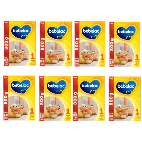 1 Numara Devam Sütü 800 gr X 8 Adet - Bebelac