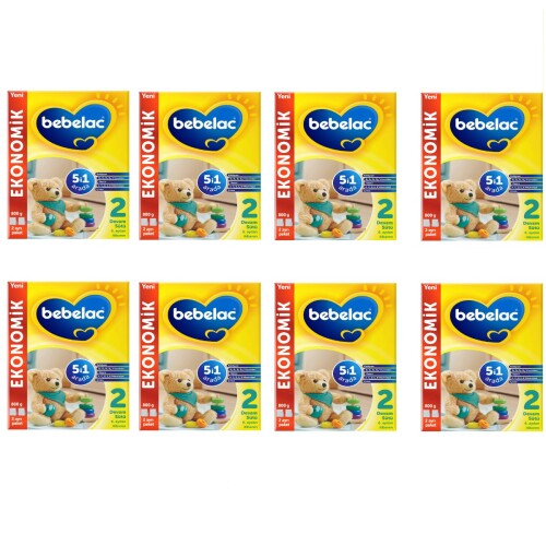2 Numara Devam Sütü 800 Gr X 8 Adet - Bebelac