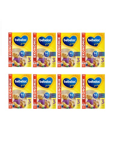 3 Numara Devam Sütü 800 Gr X 8 Adet - Bebelac