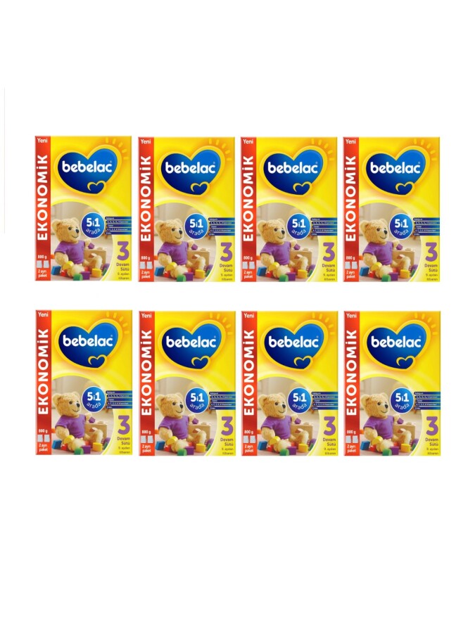 3 Numara Devam Sütü 800 Gr X 8 Adet - 1