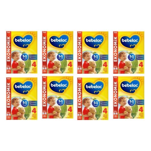 4 Numara Çocuk Devam Sütü 1 Yaşından İtibaren 800grX8 Adet - Bebelac