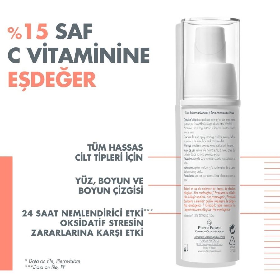 Avene A-Oxitive Yaşlanma Karşıtı Serum 30 ml - 4