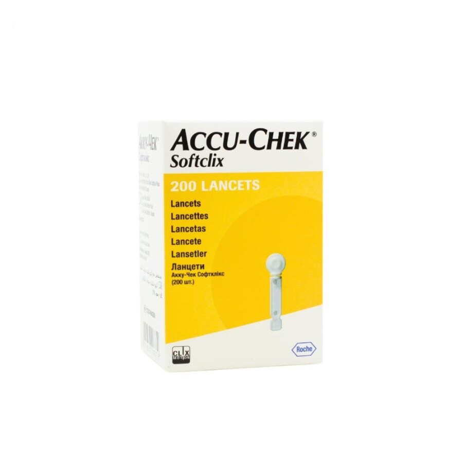 Accu-Chek Softclix Lansets 200 Adet - 1