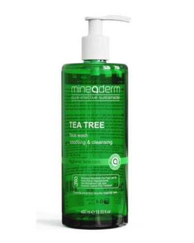 Akne Karşıtı Ve Sebum Düzenleyici Temizleme Jeli/tea Tree Face Wash 400ml - Mineaderm