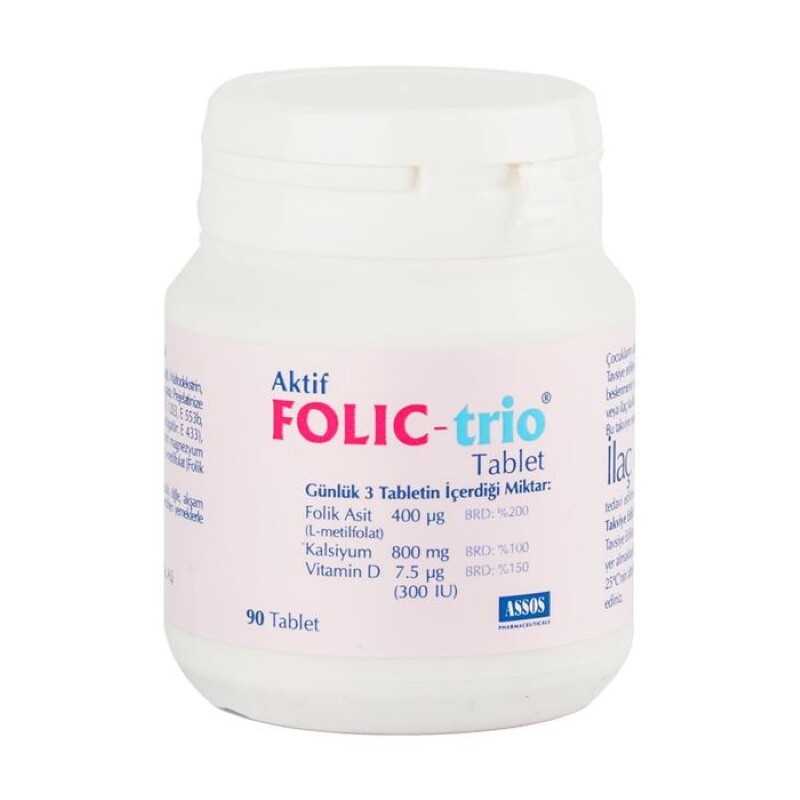 Aktif Folic Trio 90 Tablet - 1
