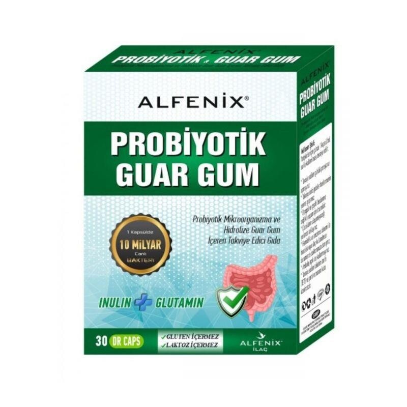 Alfenix Probiyotik Hidrolize Guar Gum 30 Kapsül - 1