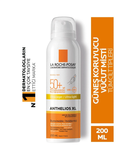 Anthelios SPF50+ Ultra-Light Yüksek Korumalı Vücut Güneş Kremi Spray 200ml - 3