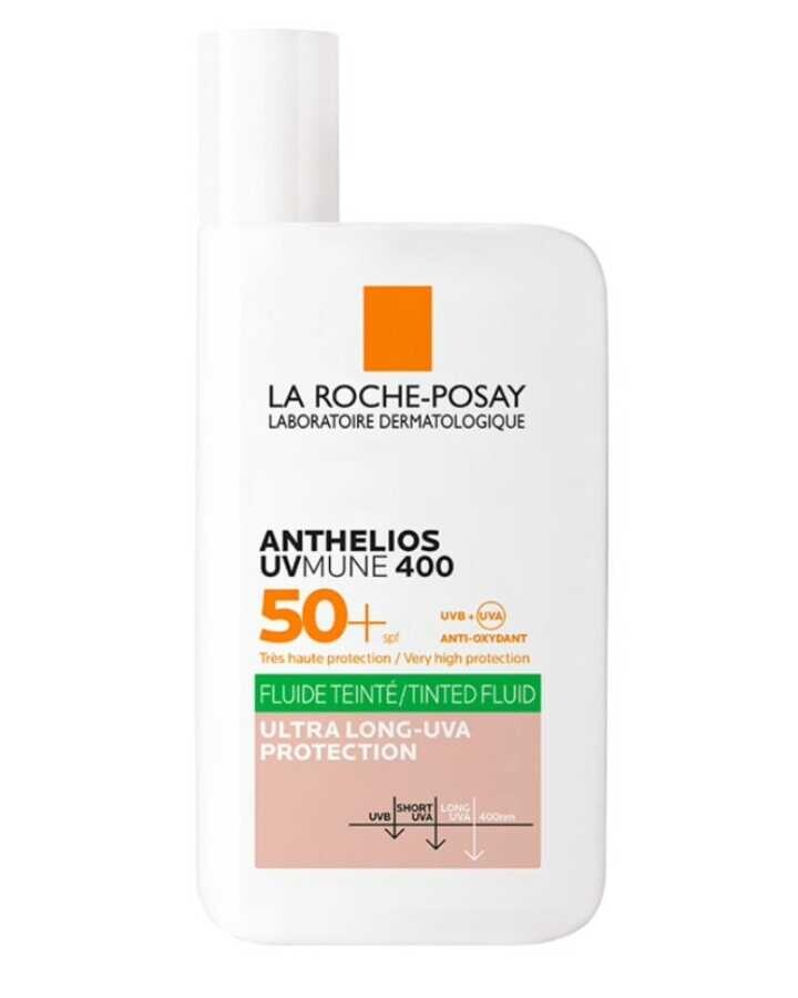 Anthelios UVMUNE 400 Oil Control Tinted Fluid SPF50+ Renkli Güneş Kremi 50ml - 1