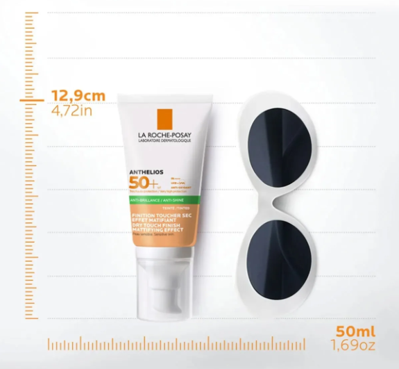 Anthelios UVMUNE 400 Tinted Oil Control Gel-Cream SPF50+ Renkli Güneş Kremi 50ml - 4