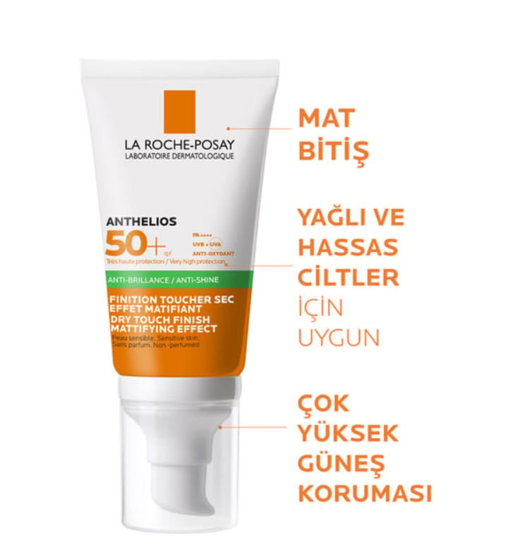 Anthelios UVmune Oil Control SPF 50+ Yağlı Ciltler İçin Yüz Güneş Kremi 50 ml - 2