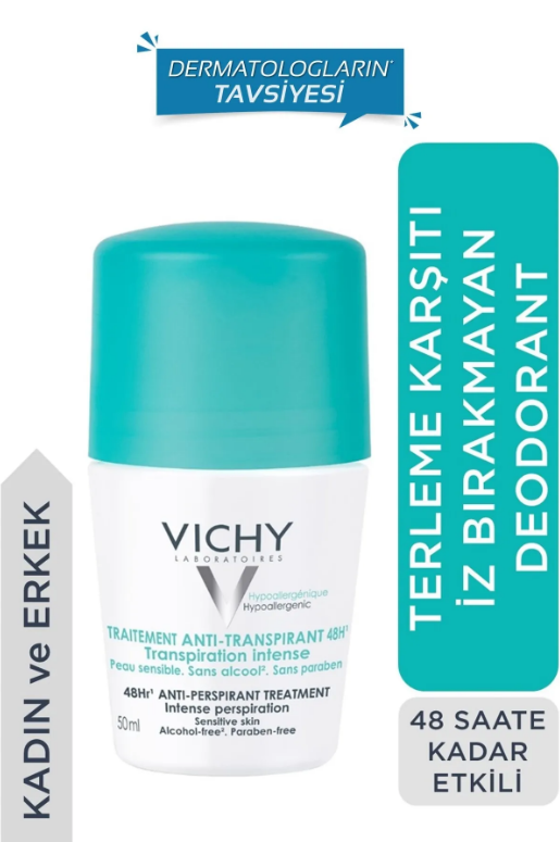 Anti-Transpirant Terleme Karşıtı Deodorant Roll On Yoğun Terleme 50 ml - 2