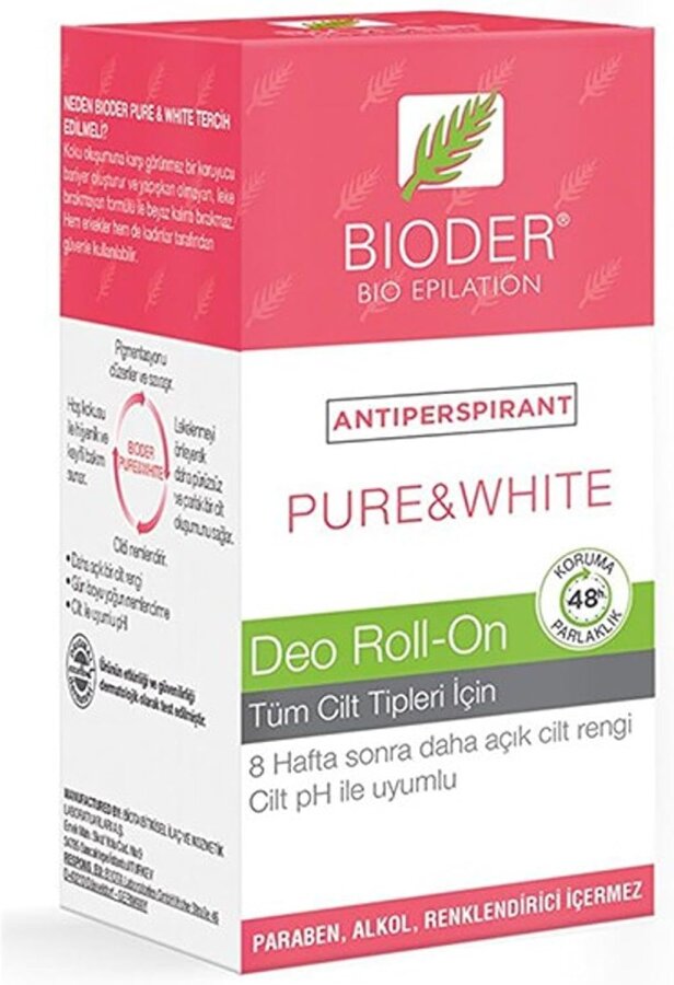 Antiperspirant Pure & White Deo Roll-On 50ml - 1