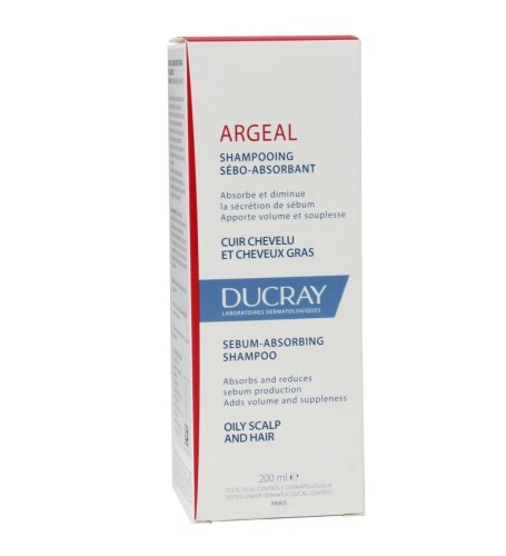Argeal Yağlı Saçlar İçin Şampuan 200 ml - Ducray