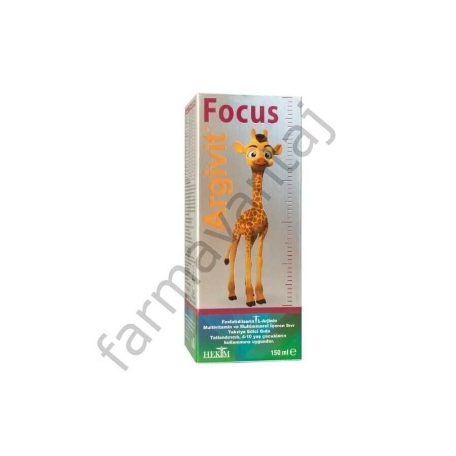 Argivit Focus Multivitamin ve Multimineral Takviye Edici Gıda 150ml - 1