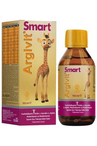 Argivit Smart Multivitamin ve Multimineral Takviye Edici Gıda 150ml - Hekim İlaç