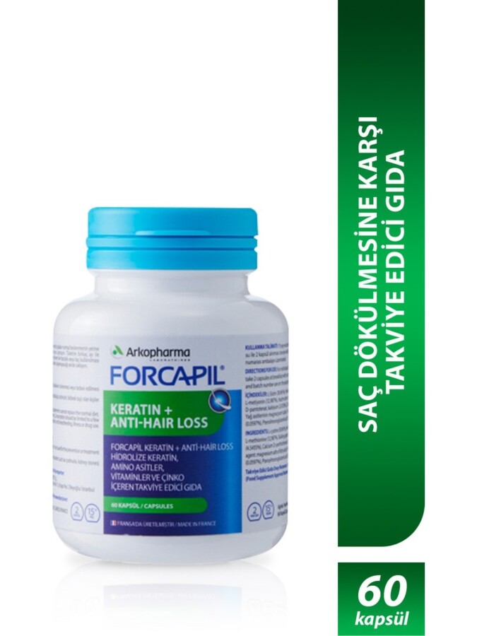 Arkopharma Forcapil Keratin Anti Hair Loss 60 Kapsül - 1