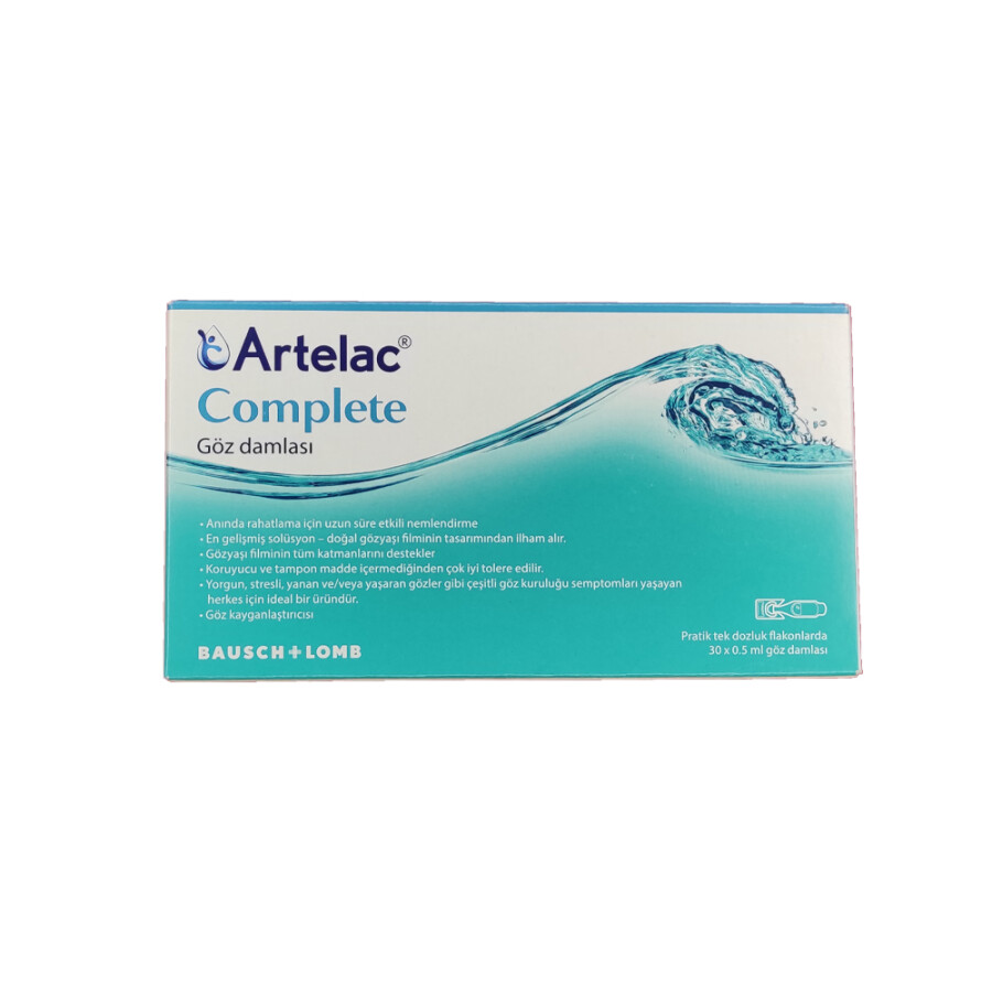 Artelac Complete Göz Damlası 30X0,5ml - 1
