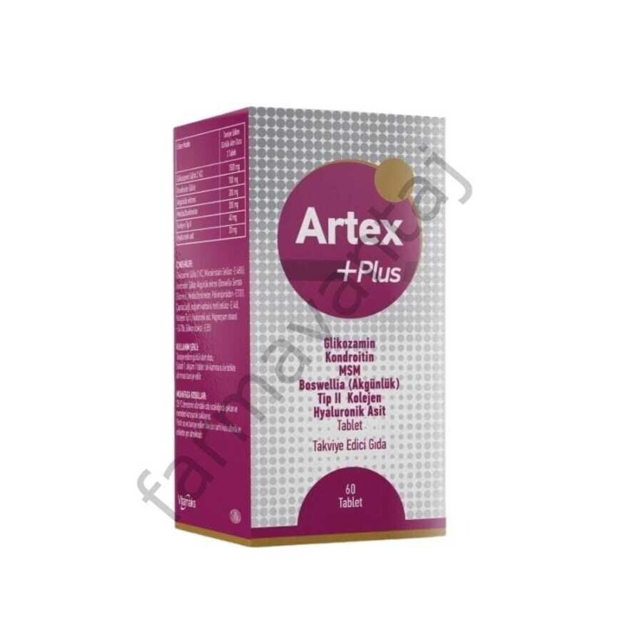 Artex Plus Tip 2 Kolajen, Multimineral Ve Akgünlük Ekstresi İçeren Takviye Edici Gıda 60 Tablet - 1