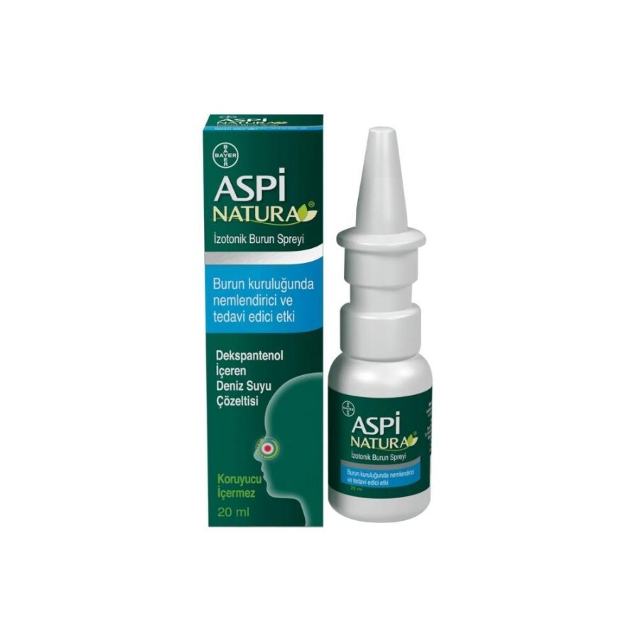 Aspi Natura İzotonik Burun Spreyi 20ml - 1