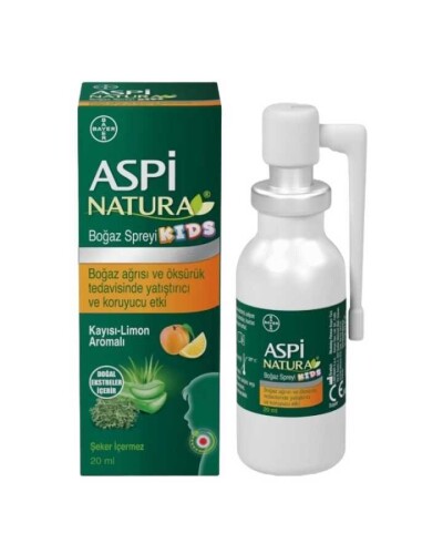 Aspinatura Kids Boğaz Spreyi Kayısı & Limon 20 ml - 1