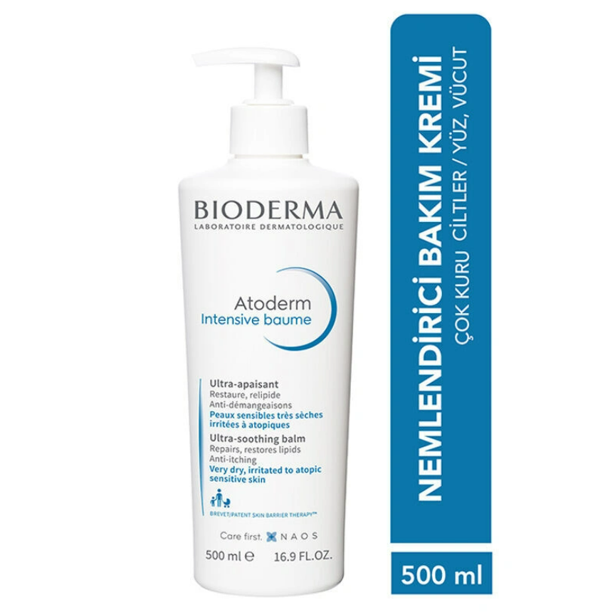 Atoderm Intensive Balm Çok Kuru Ve Atopi Eğilimli Ciltler İçin Nemlendirici Bakım Kremi 500ml - 2