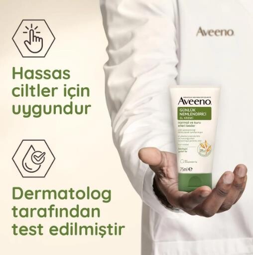 Aveeno Günlük Nemlendirici El Kremi 75 ml - 3