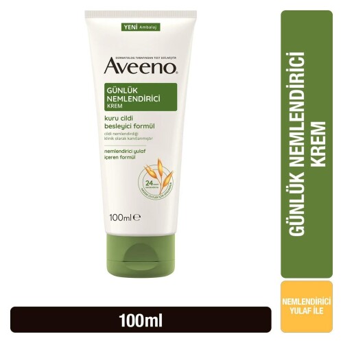 Aveeno Günlük Nemlendirici Krem Kuru ve Hassas Ciltler 100 ml - Aveeno