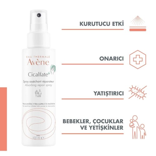 Avene Cicalfate Hassas Ciltler için Kurutucu Sprey 100 ml - 2