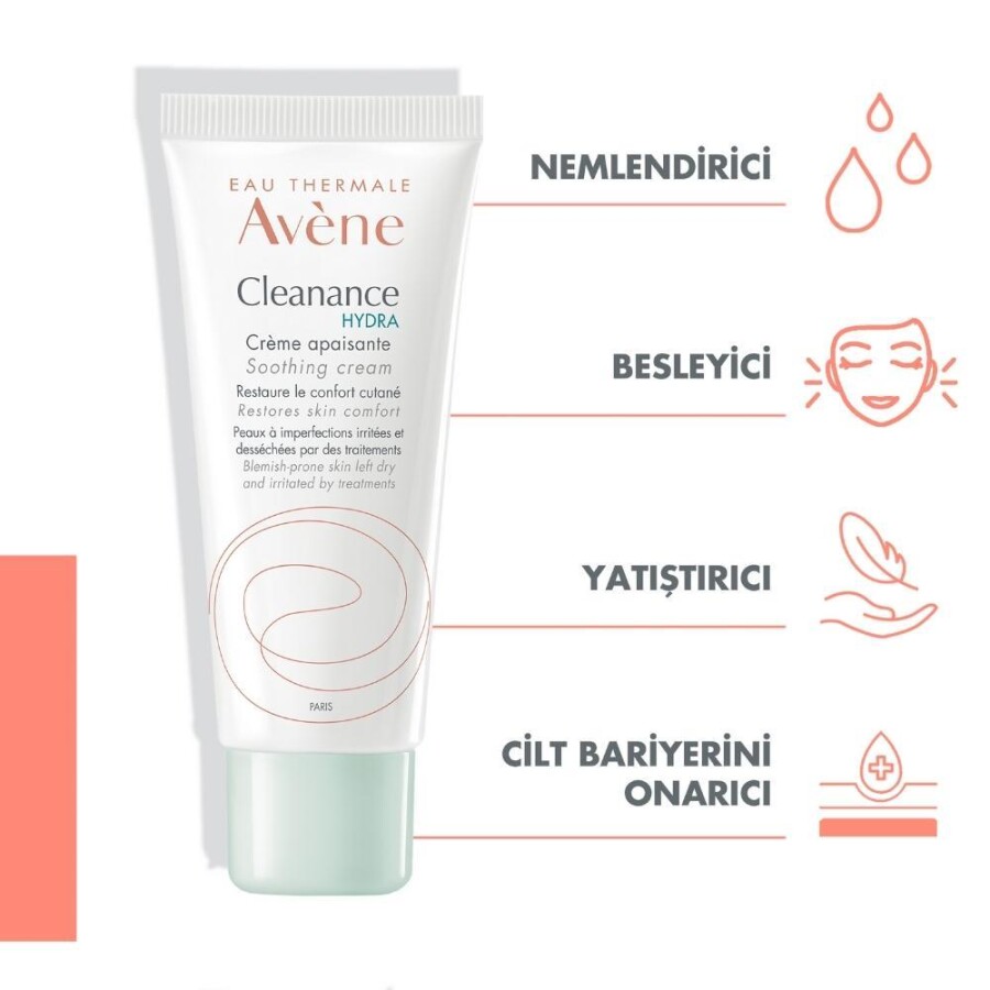 Avene Cleanance Hydra Yatıştırıcı Krem 40 ml - 3