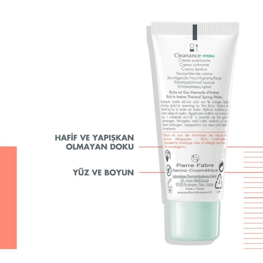 Avene Cleanance Hydra Yatıştırıcı Krem 40 ml - 4