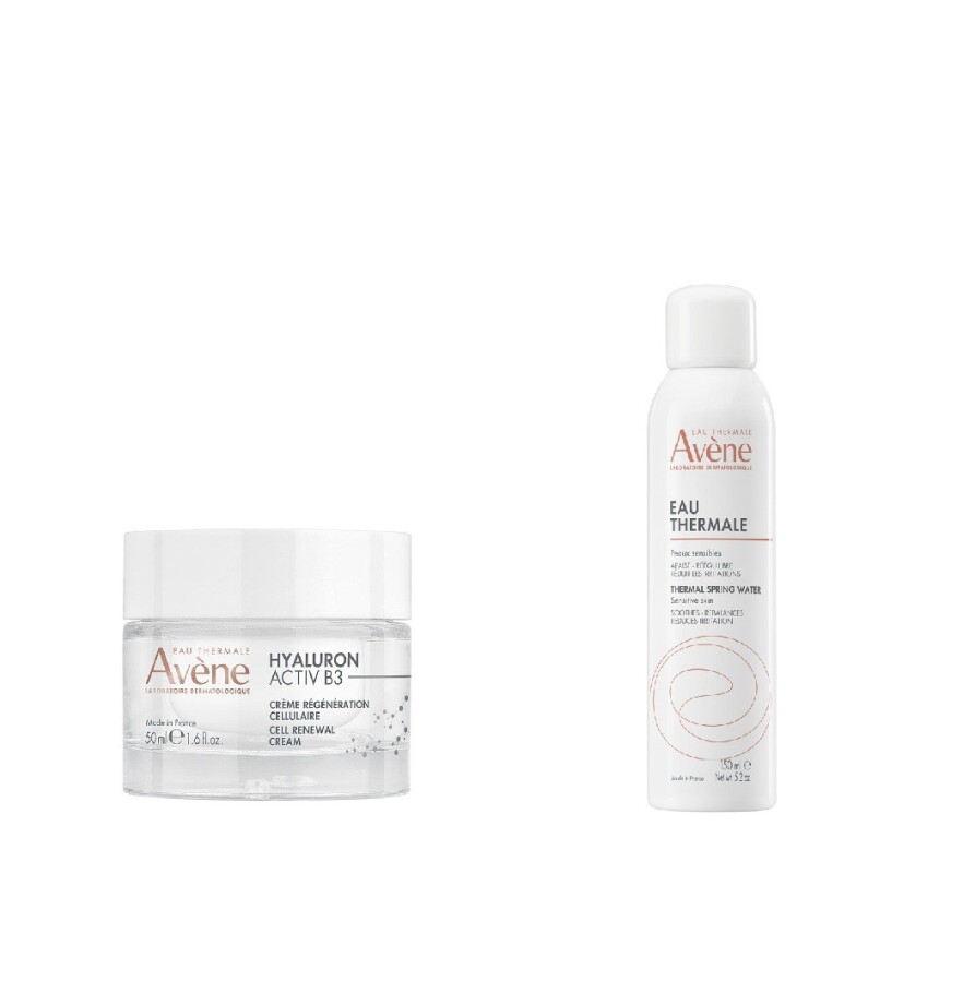 Avene Hyaluron Activ B3 Bakım Kremi 50 Ml + Eau Thermale 150 Ml - 1