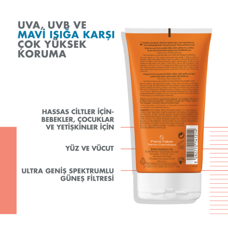 Avene Intense Protect SPF50+ Fluid Ultra Güneş Kremi 150 ml - 3