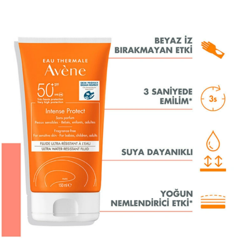 Avene Intense Protect SPF50+ Fluid Ultra Güneş Kremi 150 ml - 2