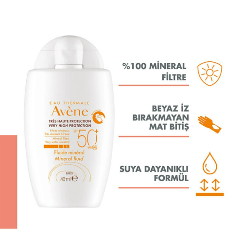 Avene Mineral Sıvı Güneş Kremi SPF50+ 40 ml - 2