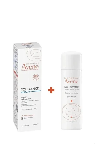 Avene Tolerance Hydra-10 Hydrating Fluid 40 ML Termal Su 50 ML Hediyeli - Avene