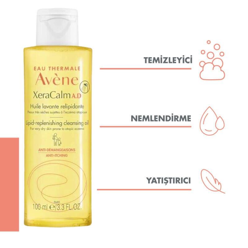 Avene Xeracalm A.D Lipid Replenishing Cleansing Oil 100 ml - 2