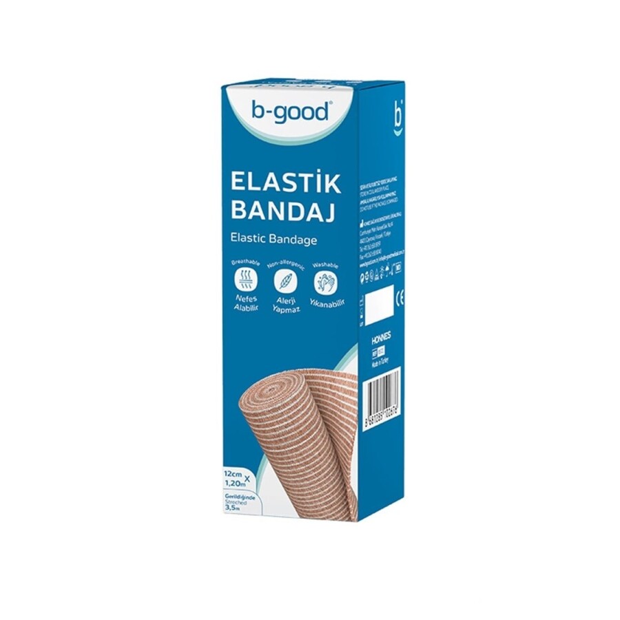 B Good Bandaj Elastik 12cm X 3,5 Mt - 1