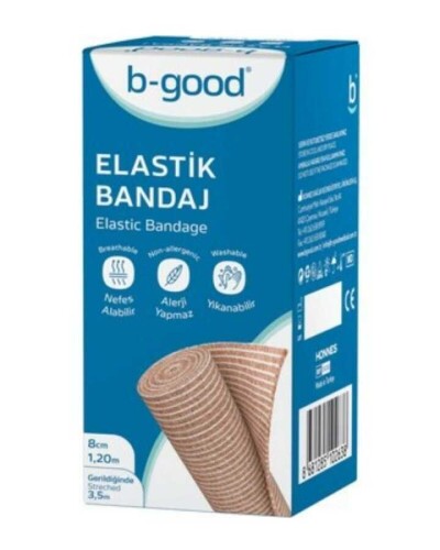 B-Good Elastik Bandaj 8cm x 3.5m - B-Good