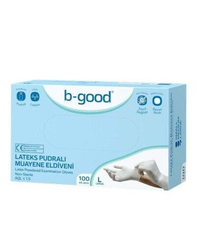 B Good Eldiven Pudralı Large 100'lü - B-Good