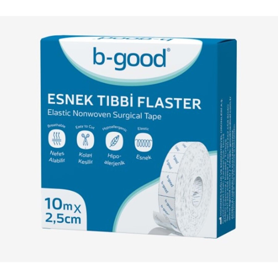 B-Good Fix Esnek Flaster 10 m x 2.5 cm - 1