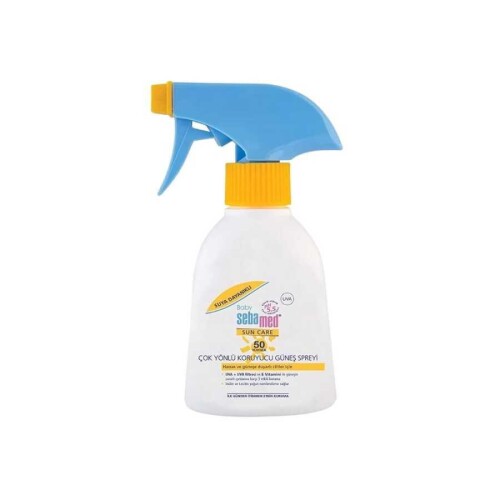 Baby Hassas Ciltler İçin Çok Yönlü Koruyucu SPF50 Güneş Spreyi 200ml - Sebamed