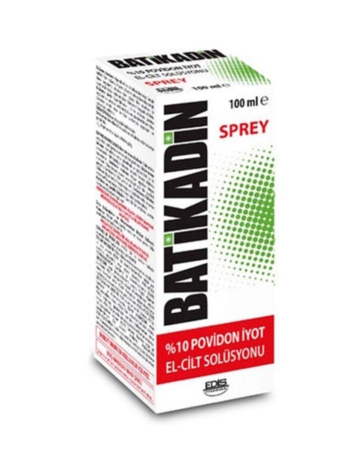 Batikadin Antiseptik Sprey 100 Ml Şişe - 1