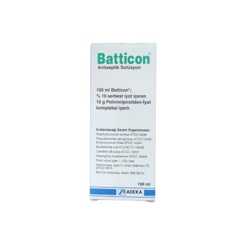 Batticon Antiseptik Solüsyon 100 ml - Adeka İlaç