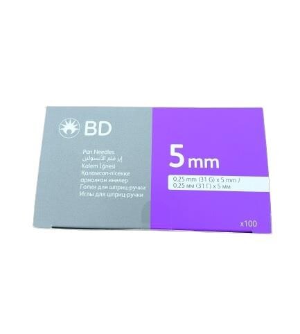 Bd İnsülin Kalemi İğne Ucu 5 Mm (31g) 100 Adet - becton dickinson