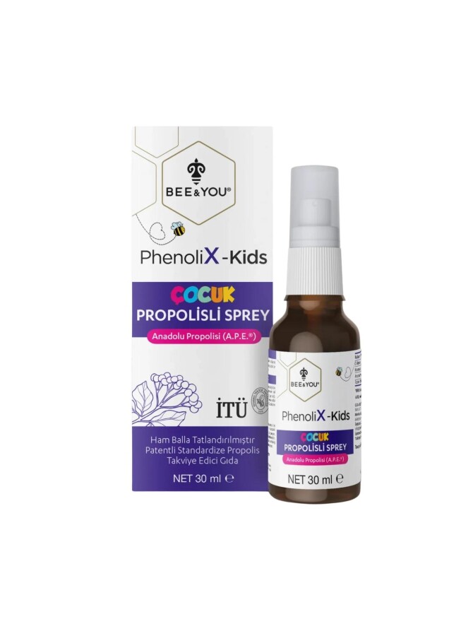 Bee & You PhenoliX-Kids Çocuk Propolisli Sprey 30 ml - 1