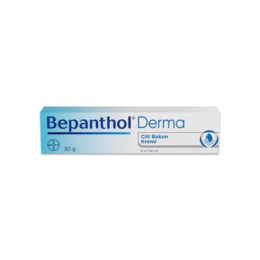 Bepanthol Derma El Ve Yüz İçin Günlük Nemlendirici Cilt Bakım Kremi 30g - 1