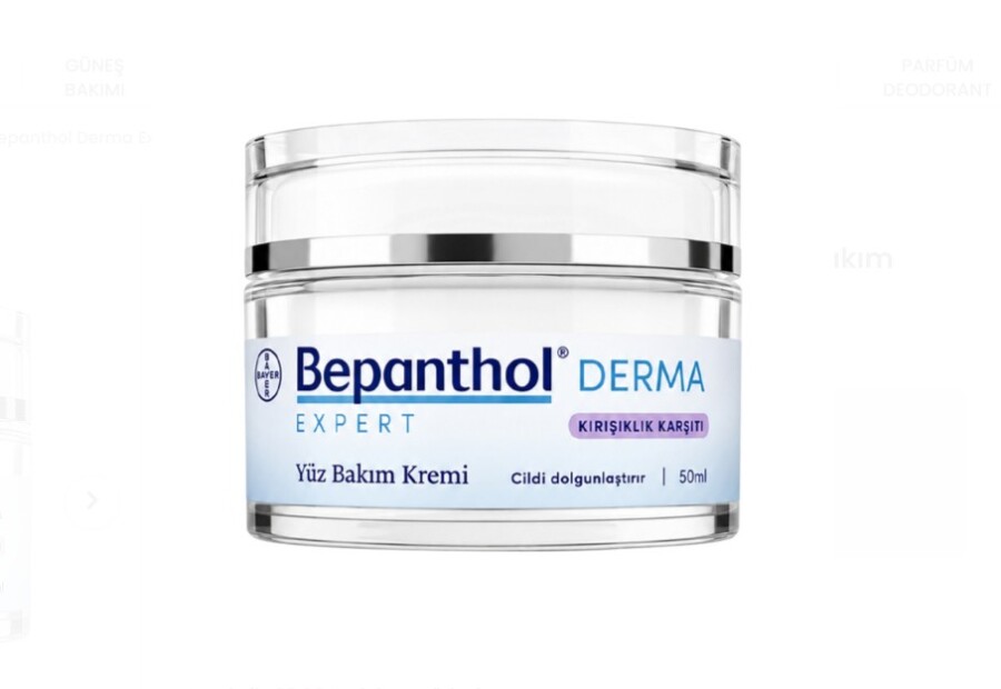 Bepanthol Derma Expert Kırışıklık Karşıtı Yüz Bakım Kremi 50 ml - 1