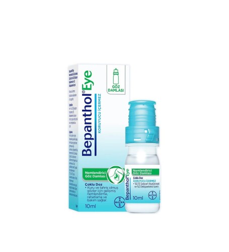 Bepanthol Eye Nemlendirici Göz Damlası Çoklu Doz 10ml - Bepanthol