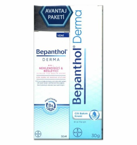 BEPANTHOL Nemlendirici Yüz Kremi 50 Ml+cilt Bakım Kremi 30 Gr Cilt Bakım Seti - Bepanthol