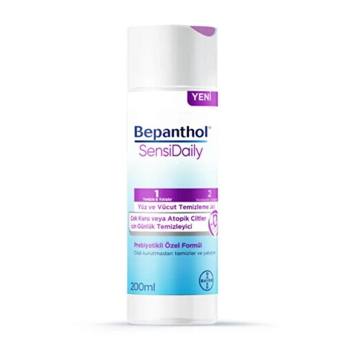 Bepanthol SensiDaily Yüz ve Vücut Temizleme Jeli 200 ml - Bepanthol